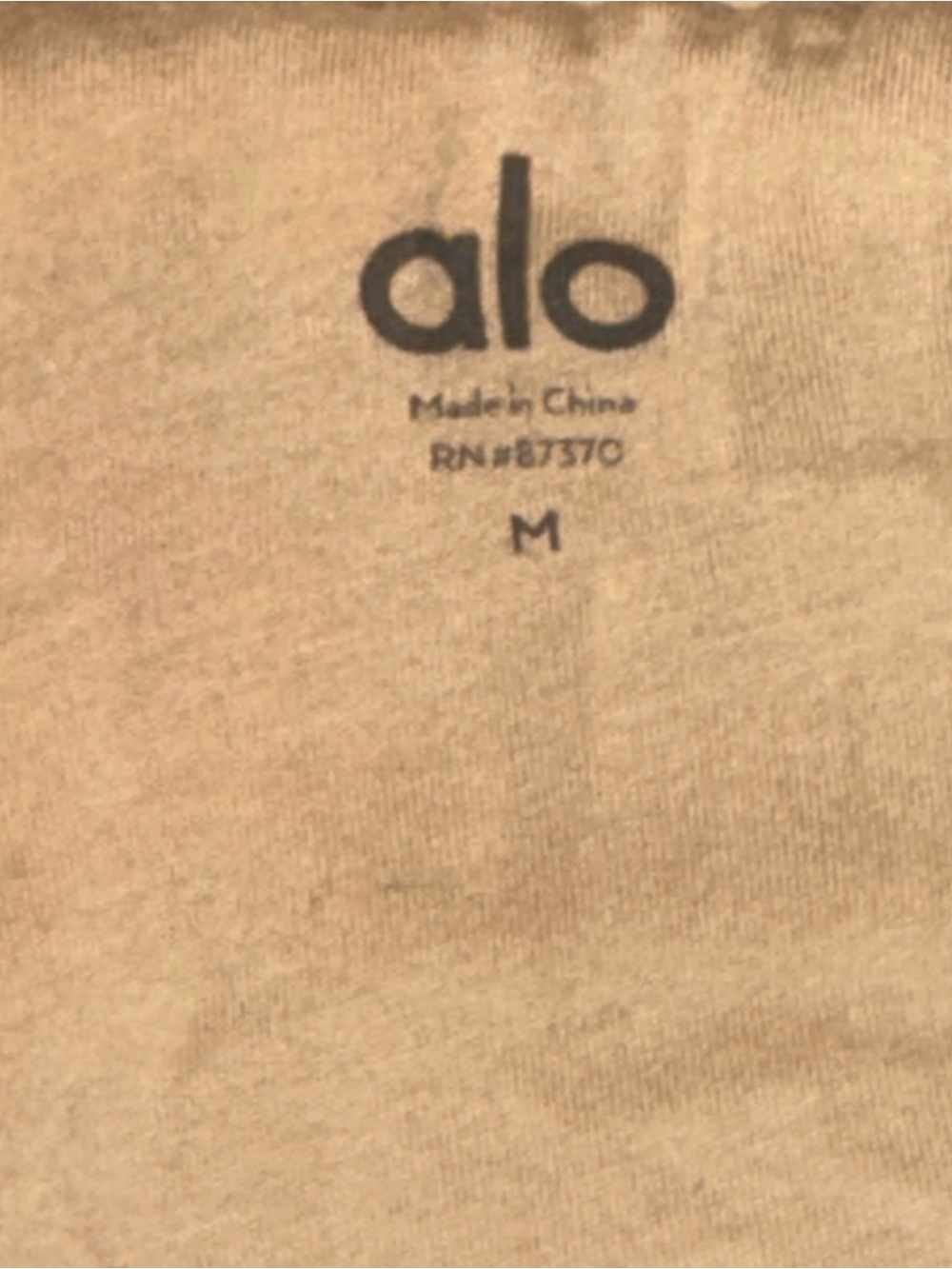 ALO Yoga Streetside Half Zip Hoodie Pullover Sherpa Camel Medium - Picture 7 of 17